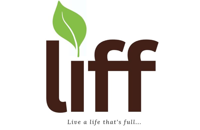 Liff logo, with the line “Live a life that’s full…”.